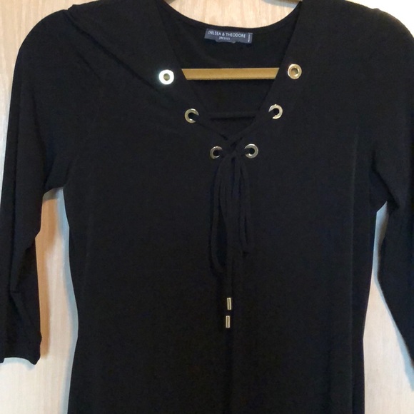 Basic black shift dress - Picture 2 of 2